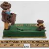 Image 2 : MONKEY BANK - CAST IRON MECHANICAL BANK