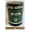 Image 3 : CITIES SERVICE 25 LBS TROJAN LUBRICANT CAN 