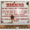 Image 1 : WARNING LIVE CONDUCTORS SSP SIGN