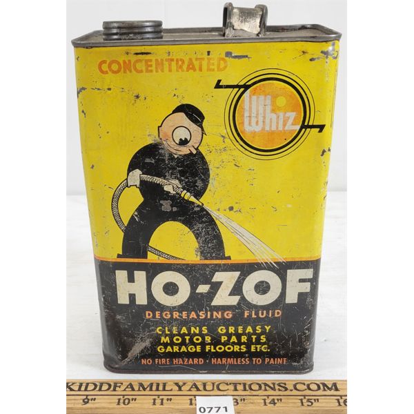 WHIZ HO-ZOF DEGREASING FLUID CAN