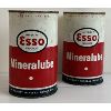 Image 5 : LOT OF 2 - ESSO 1 QT MINERALUBE CANS 