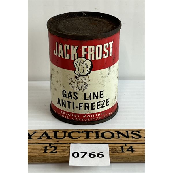 JACK FROST 4 OZ GAS LINE ANTI-FREEZE CAN