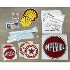 Image 1 : JOB LOT - GAS COMPANY STICKERS & DECALS - SEE ALL PICS 