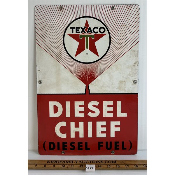 TEXACO DIESEL CHIEF SSP SIGN 
