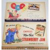 Image 1 : LOT OF 2 - 1950's CADBURY CARAMILK & EMPRESS JAM ADV SAMPLE BOARDS