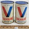 Image 1 : LOT OF 2 - VALVOLINE MOTOR OIL 1QT CANS