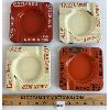 Image 2 : LOT OF 4 - PORCELAIN ASH TRAYS - INCL COPLAND'S, GOLD LABEL, ETC