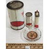 Image 4 : LOT OF 4 - TEXACO COLLECTIBLES - INCL ASHTRAY, MOTOR OIL CAN & OILER, ETC. 