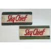 Image 1 : LOT OF 2 - SKY CHIEF PLEXIGLASS PUMP PLATES
