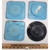 Image 2 : LOT OF 4 - PORCELAIN COPLAND'S & BIXEL'S ASH TRAYS 