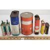 Image 2 : LOT OF 7 - OILERS & MOTOR OIL CANS - INCL ESSO, MOTO-MASTER & OUTER'S, ETC.