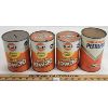 Image 1 : LOT OF 4 - GULF COIN BANKS & PEERLESS MOTOR OIL 1QT CAN
