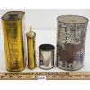 Image 6 : LOT OF 4 - SUPERTEST CANS & OILER - INCL BARBECUE LIGHTER & MOTOR OIL