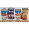 Image 3 : LOT OF 4 - MOTOR OIL & ROTELLA OIL CANS - INCL SHELL & CHRYCO