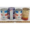 Image 4 : LOT OF 4 - MOTOR OIL & ROTELLA OIL CANS - INCL SHELL & CHRYCO