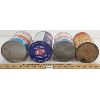 Image 5 : LOT OF 4 - MOTOR OIL & ROTELLA OIL CANS - INCL SHELL & CHRYCO