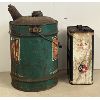 Image 3 : LOT OF 2 - B-A BOWTIE 5 GAL & B/A AUTOLENE 2 GAL MOTOR OIL CANS