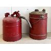 Image 3 : LOT OF 2 - 5 GAL FUEL CANS - INCL TEXACO 