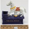 Image 1 : TRICK PONY CAST IRON COIN BANK