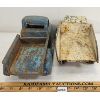 Image 4 : LOT OF 2 - UNKNOWN PRESSED STEEL TRUCKS
