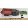 Image 1 : LOT OF 2 - UNKNOWN PRESSED STEEL TRUCKS