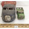 Image 2 : LOT OF 2 - UNKNOWN PRESSED STEEL TRUCKS