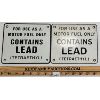 Image 1 : LOT OF 2 - CONTAINS LEAD SSP SIGNS 