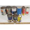 Image 2 : LOT OF 9 - OIL, GREASE, ANT-FREEZE, CLEANER CANS - INCL KENDALL, MOTORMASTER, ETC.