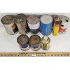 Image 5 : LOT OF 9 - OIL, GREASE, ANT-FREEZE, CLEANER CANS - INCL KENDALL, MOTORMASTER, ETC.