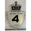 Image 1 : THE KING'S HIGHWAY 4 ONTARIO METAL ROAD SIGN 