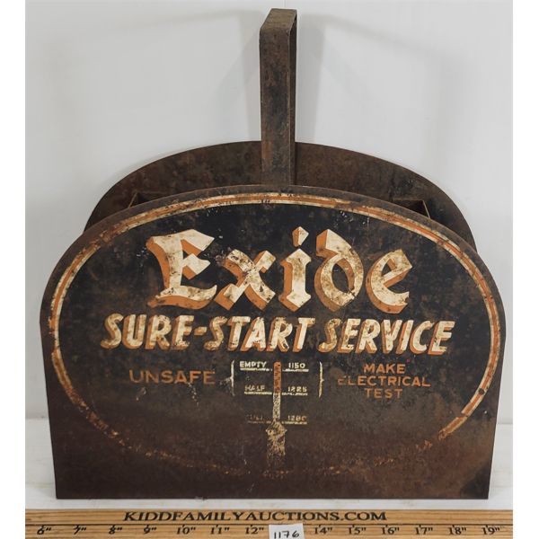 EXIDE SURE START BATTERY SERVICE TOOL CADDY - METAL
