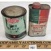 Image 1 : LOT OF 2 - DUPONT TIRE BLACK & SINCLAIR CHROME BRITE 8OZ CANS