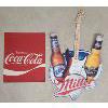 Image 1 : LOT OF 2 - COCA-COLA & MILLER SST SIGNS