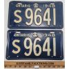 Image 1 : PAIR OF 1948 ONTARIO LICENCE PLATES