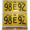 Image 1 : PAIR OF 1940 ONTARIO LICENCE PLATES