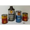 Image 1 : LOT OF 4 - SHELL BRAKE FLUID, GAS LINE ANTI-FREEZE & VALVE LUBRICANTS