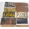 Image 1 : LOT OF 8 - ONTARIO LICENCE PLATES - INCL 1925 PAIR
