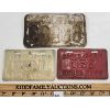 Image 2 : LOT OF 3 - BICYCLE LICENCE PLATES - INCL 1949 & 1951 OWEN SOUND
