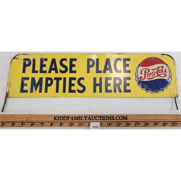 PEPSI-COLA DST RACK TOPPER