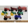 Image 1 : LOT OF 7 - RUBBER TOY TRACTORS - INCL AUBURN