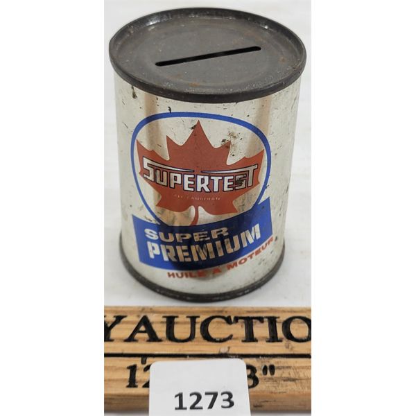 SUPERTEST 4OZ COIN BANK