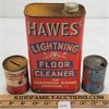 Image 2 : LOT OF 3 - HAWES LIGHTING FLOOR CLEANING, CITIES SERVICE 4OZ BANK AND WYNNS 4OZ CAN