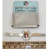 Image 1 : LOT OF 2 - B/A COMMENT CARD HOLDER AND FIRE EXTINGUISHER BAND