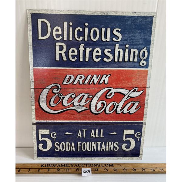 DRINK COCA-COLA SST SIGN - REPRO