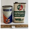 Image 1 : LOT OF 2 - B/A MOTOR OIL CANS