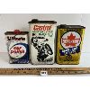Image 1 : LOT OF 3 - MISC CANS - INCL SUPERTEST, CASTROL & SILITRATE