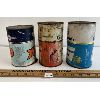 Image 2 : LOT OF 3 - GULF MOTOR OIL CANS