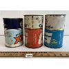 Image 4 : LOT OF 3 - GULF MOTOR OIL CANS