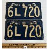 Image 1 : PAIR OF 1948 ONTARIO LICENCE PLATES
