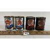 Image 1 : LOT OF 4 - SUPERTEST COIN BANK CANS